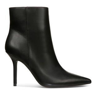 New Inc black stiletto, leather booties